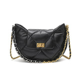 Quilted Sheepskin Leather Crossbody/Shoulder bag